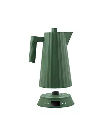 ALESSI | Wasserkocher 1,7l Plissee Th. Harz / Gruen | 